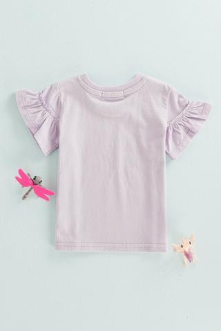 Frill Sleeve T-shirt