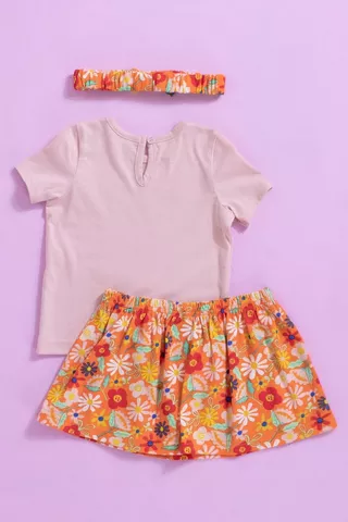 T Shirt + Skirt Set