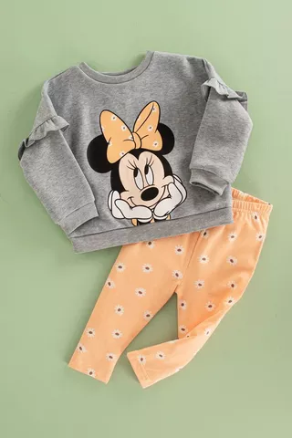 Minnie Mouse Pullover And Leggings Set