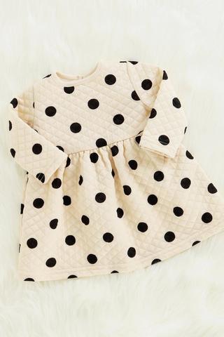Polka Dot Quilted Dress