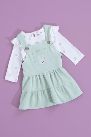 Pinafore Dress + Top Set