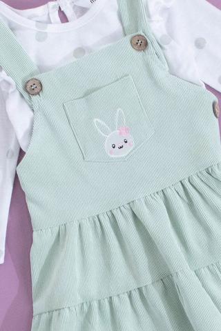 Pinafore Dress + Top Set