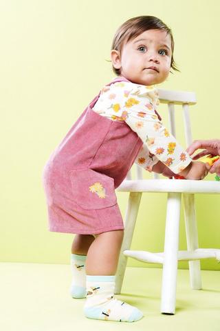 Pinafore Dress And Long Sleeve T-shirt Set