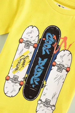 Skateboard Graphic T-shirt