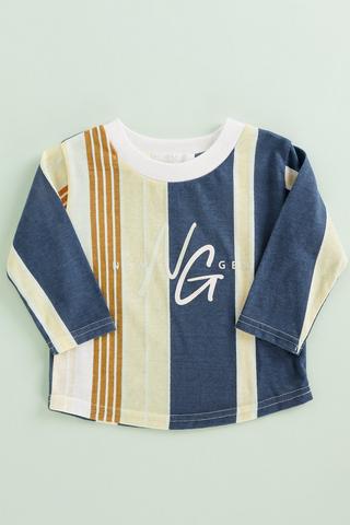Stripe Long Sleeve Top