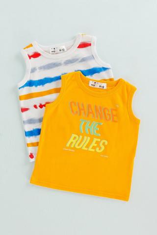 2 Pack Printed Vests