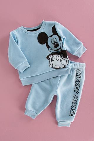 Mickey Mouse Printed Pullover And Joggers Set