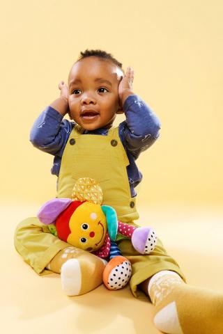 Dungaree And Long Sleeve Top Set