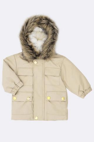 HOODED PARKA JACKET