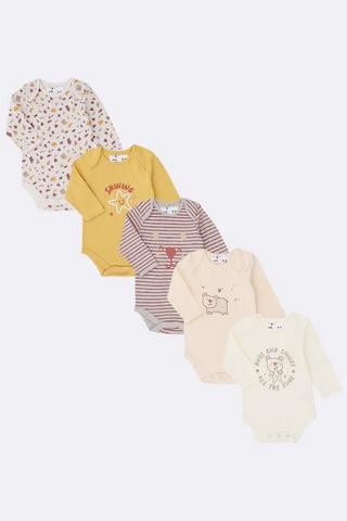 5 Pack Printed Body Vests