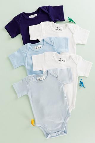 5 Pack Short Sleeve Body Vests