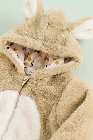 Hooded Bunny Sleepsuit