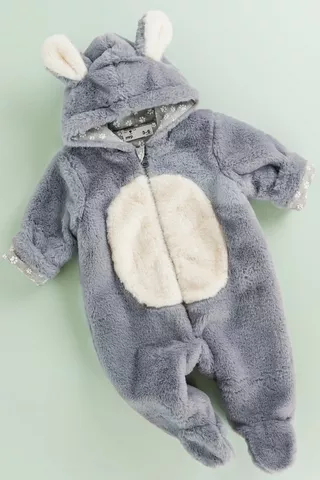 Hooded Bunny Sleepsuit