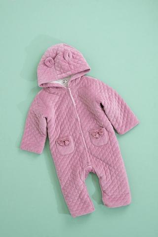Hooded Teddy Bear Sleepsuit