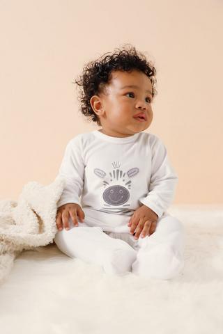 Zebra Print Sleepsuit