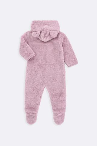 Hooded Teddy Fleece Sleepsuit