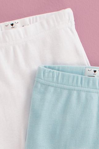 2 Pack Plain Leggings