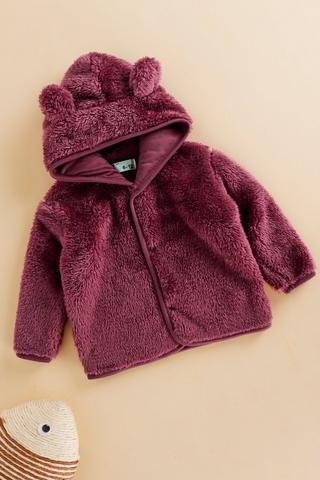 Hooded Teddy Bear Jacket