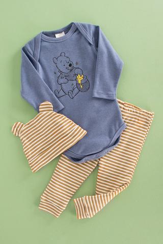 Winnie The Pooh Body vests, Leggings And Hat Set