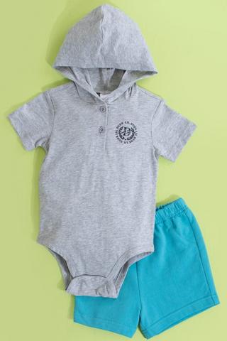 Shorts + Bodysuit Set