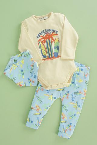 Long Sleeve Body Vest , Leggings And Bib Set