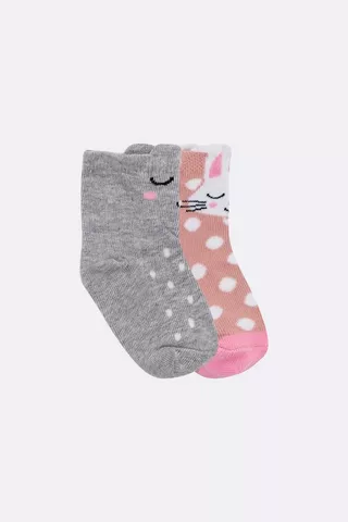 2 Pack Bunny Socks