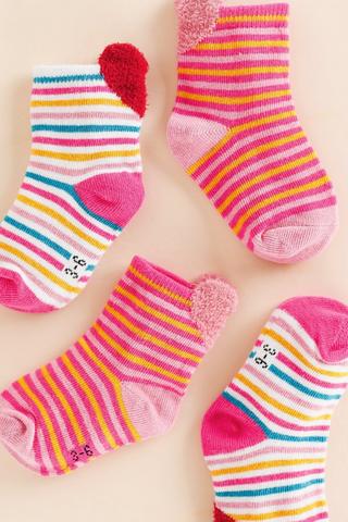 2 Pack Stripe Socks