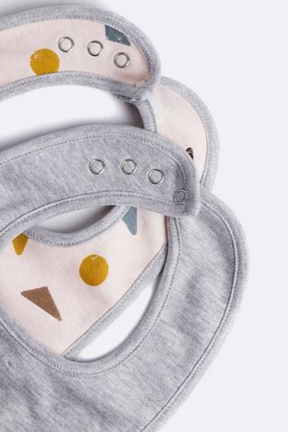 2 Pack Printed Bibs