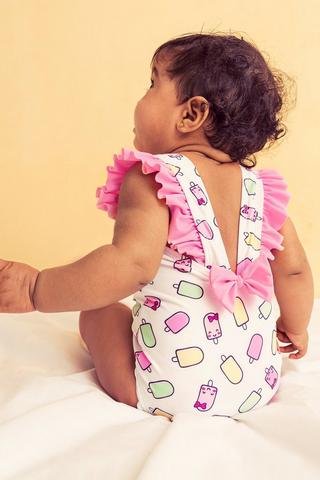 Ice Cream Print Swimsuit