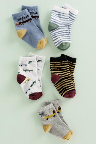 5 Pack Socks