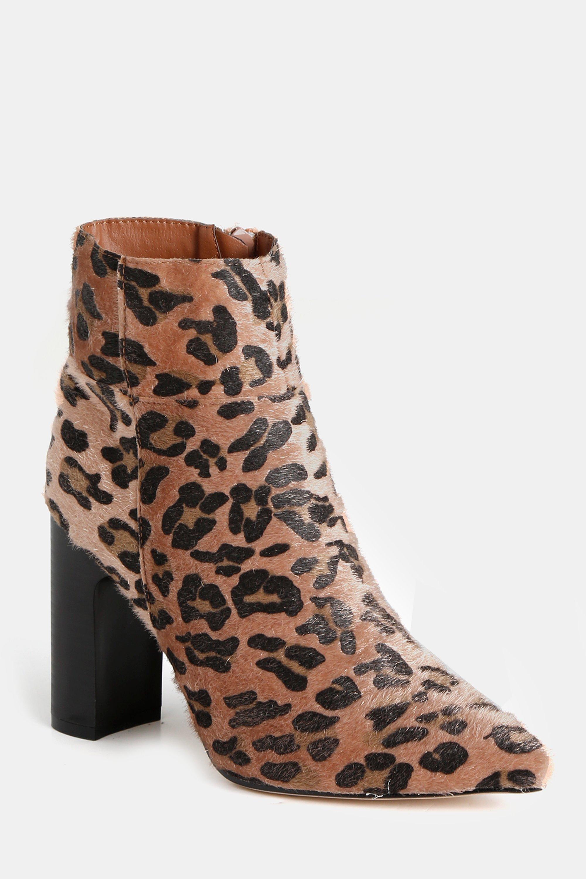 Animal Print Ankle Boot