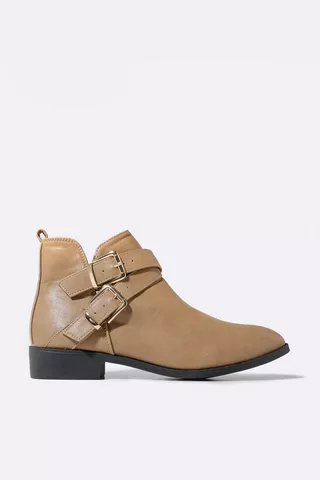 Cut Out Ankle Boot