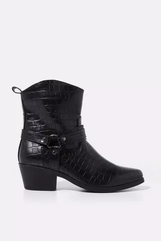 Western Ankle Boot