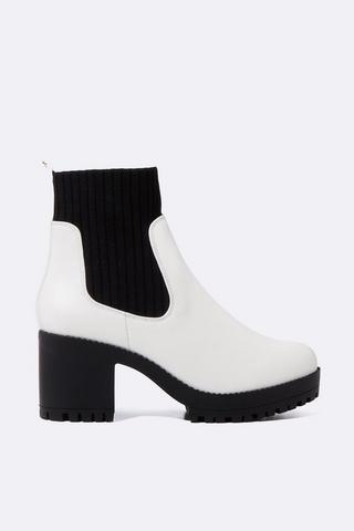 Chelsea Block Heel Boot