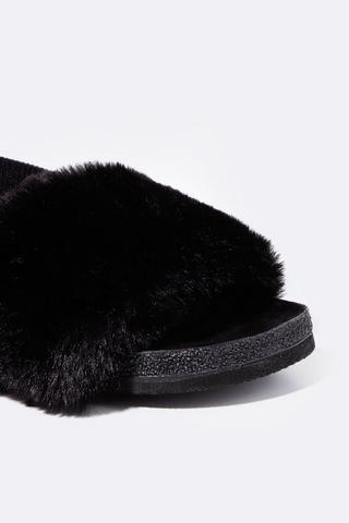 Fluffy Slingback Slipper