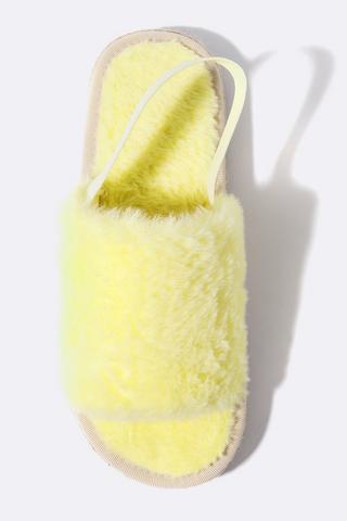 Fluffy Slingback Slipper