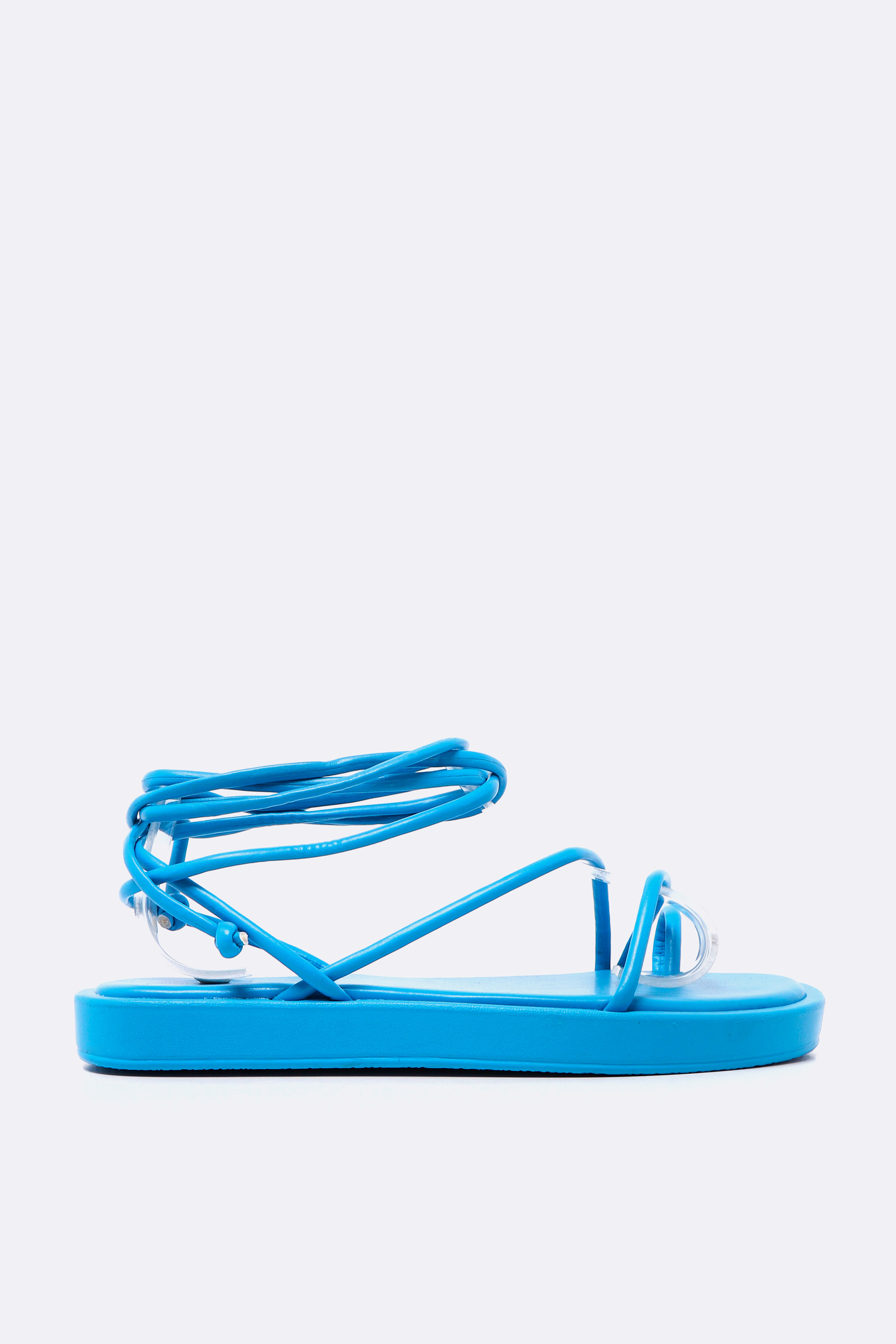 Strappy buckle sandals- naranja main image 1