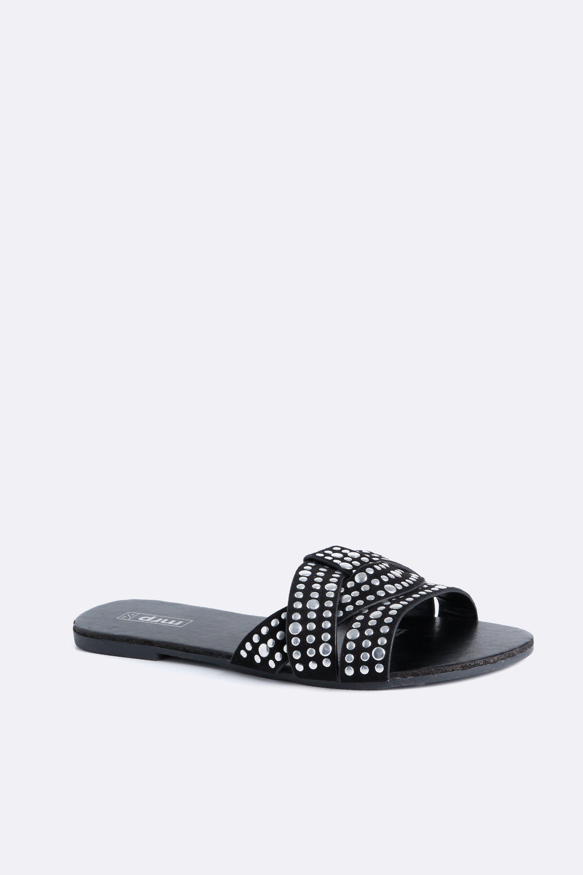 Stud Slip On Mule