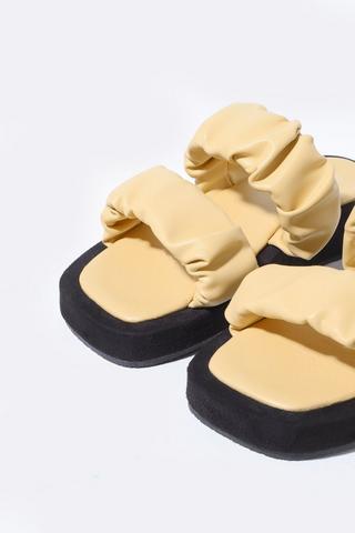 Double Strap Slip On Mule