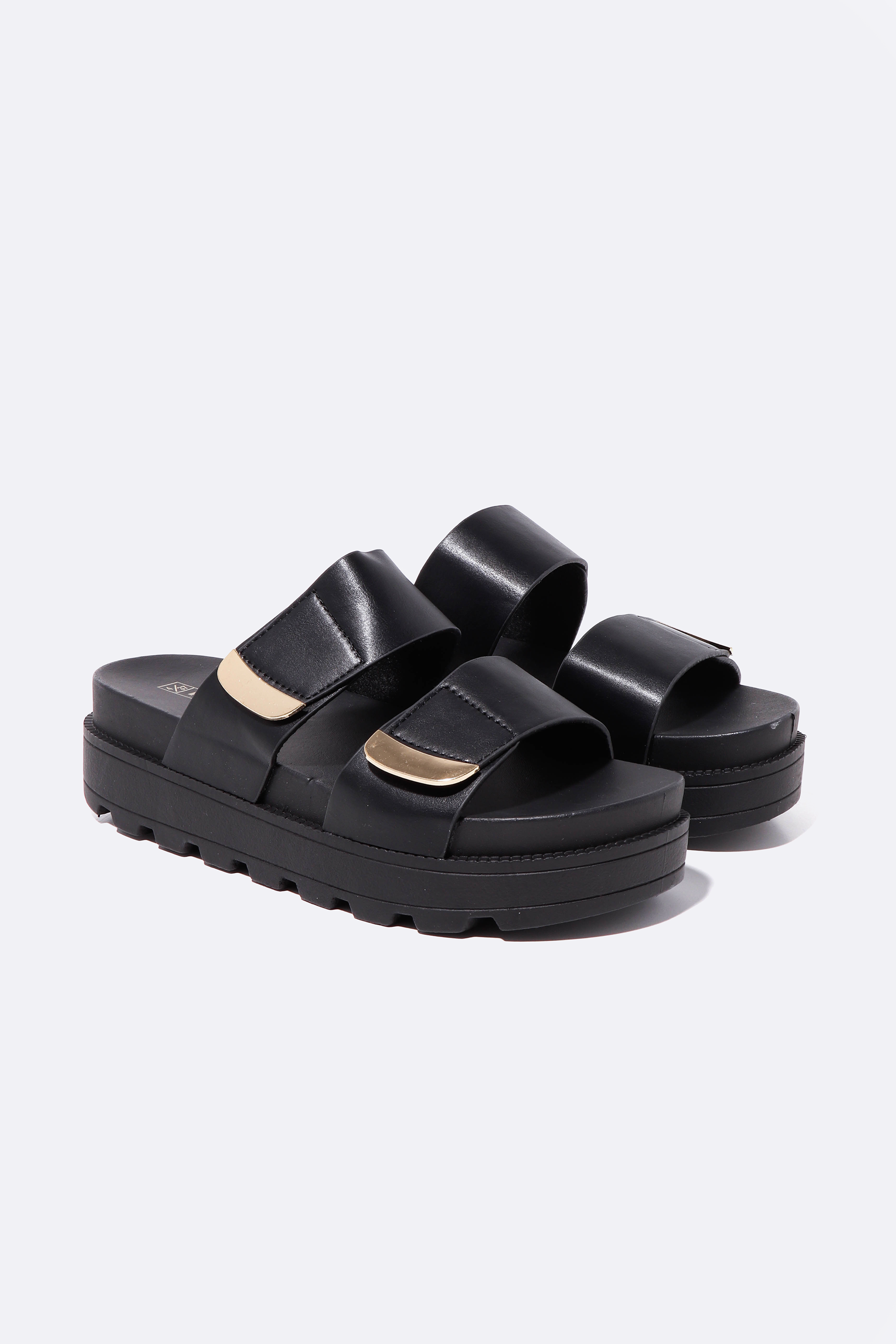 womens chunky slider