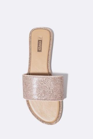 Diamante Slip On Mule