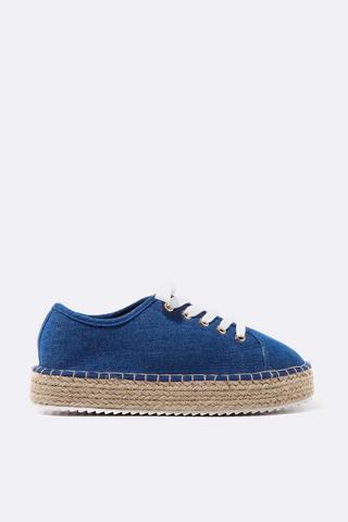Lace Up Espadrille