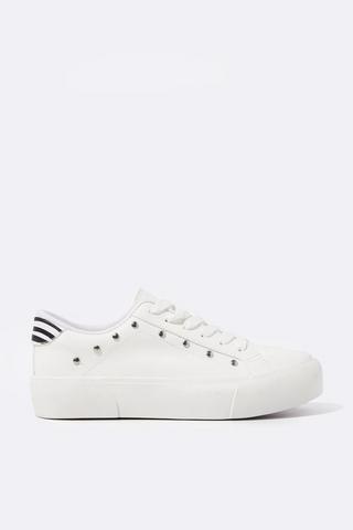 Stud Lace Up Sneaker