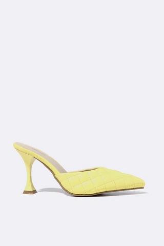 Quilted Slip On Stiletto