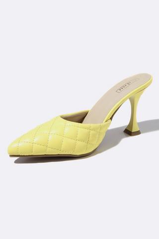 Quilted Slip On Stiletto