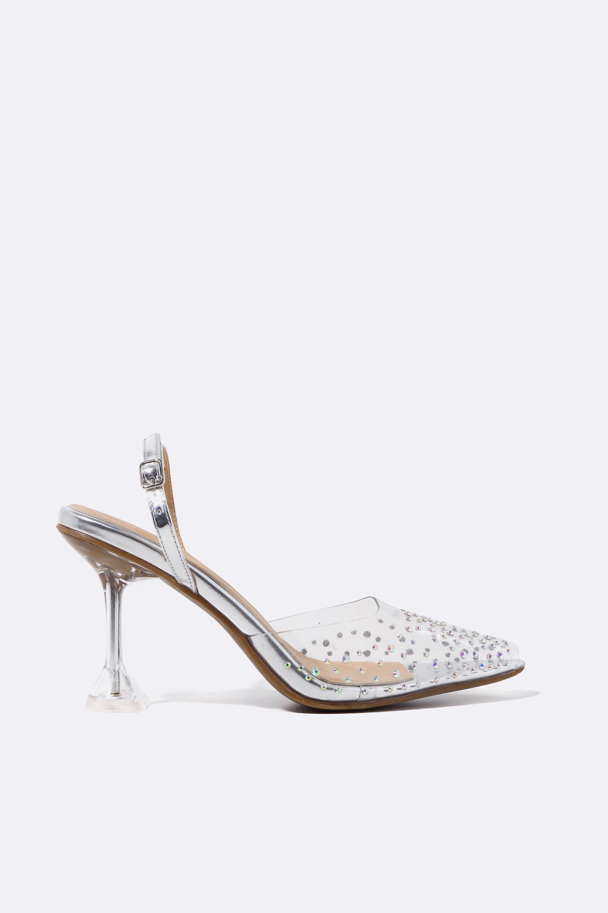 Clear Slingback Stiletto