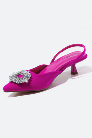 Slingback Kitten Stiletto