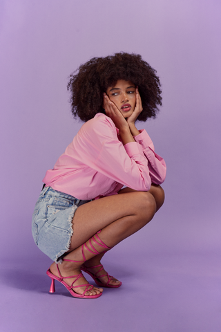 Strappy Kitten Stiletto