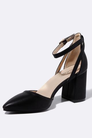 Ankle Strap Block Heel