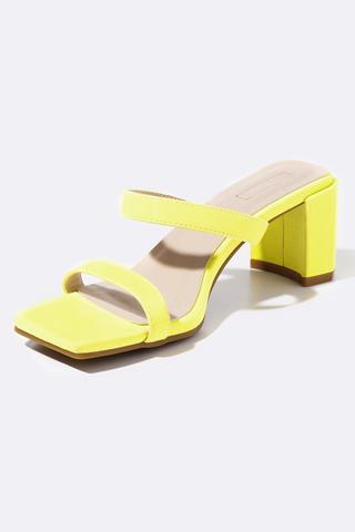 Double Strap Block Heel